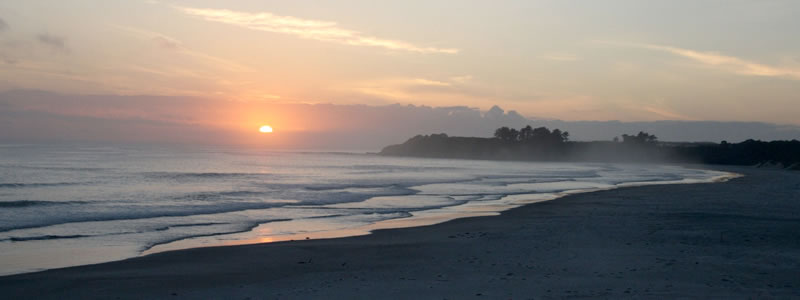 sunrise over the north island, new zealand 2010